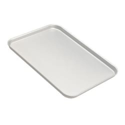 Bageplade, sølv anodiseret aluminium, 31,8 x 21,6 x 1,8 cm - Havfrue