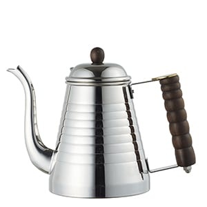 Serveringskande, rustfri, Wave Pot, 1 liter - Kalita