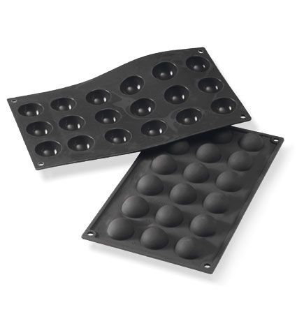 Silikone bageform SF501, halvkugle ø35mm - Martellato