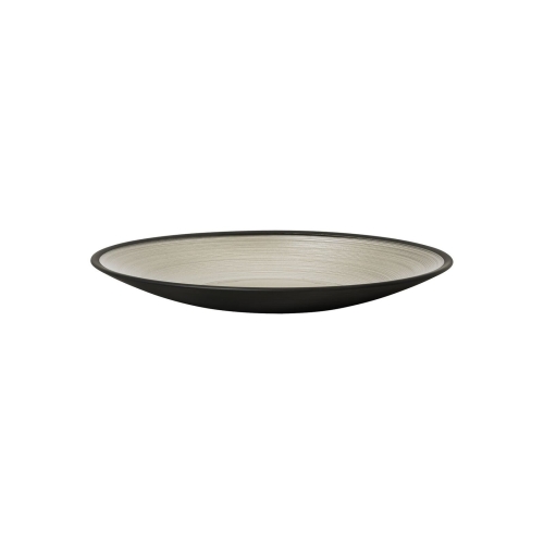 Serveringsfad i mundblæst glas, 25 cm, sort - Rosenthal