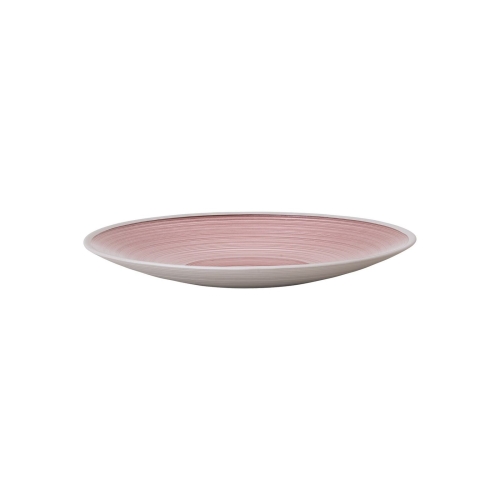 Serveringsfad i mundblæst glas, 25 cm, pink - Rosenthal