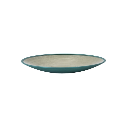 Serveringsfad i mundblæst glas, 25 cm, grøn - Rosenthal