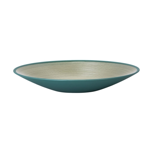 Serveringsfad i mundblæst glas, 31 cm, grøn - Rosenthal