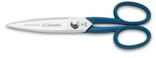 Master køkken saks med blåt håndtag - 3 Claveles