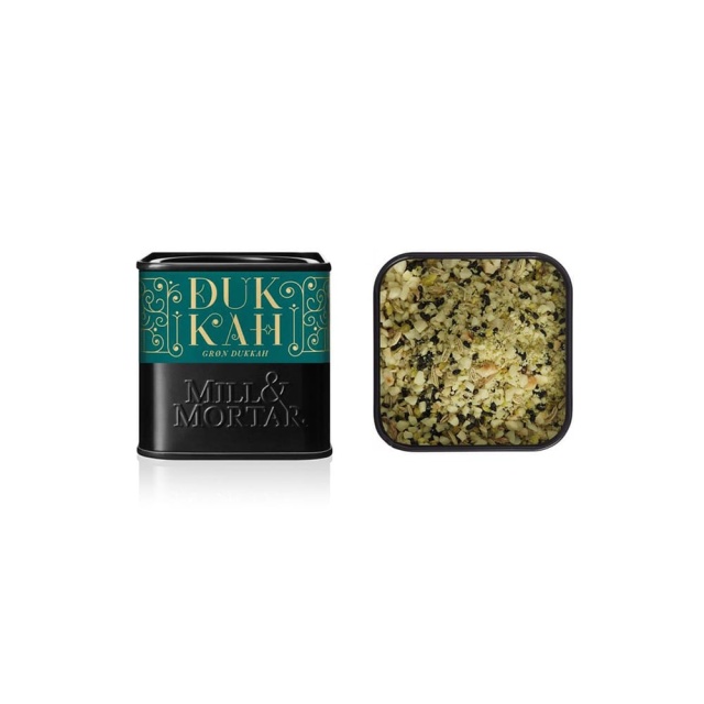 Grøn Dukkah, økologisk, 75 gram - Mill & Mortar