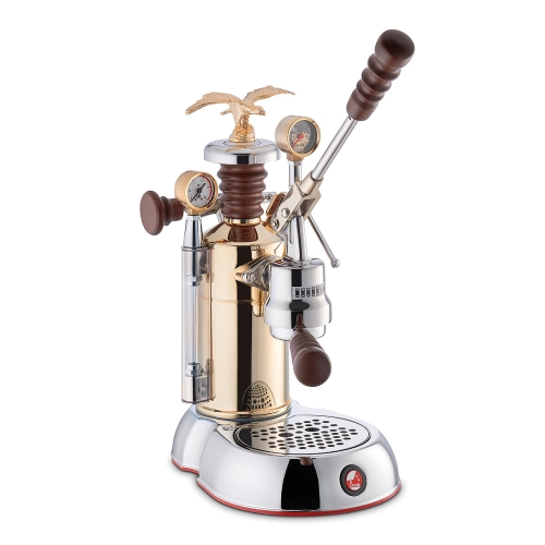 Retro manuel espressomaskine, Esperto Competente, guld - La Pavoni