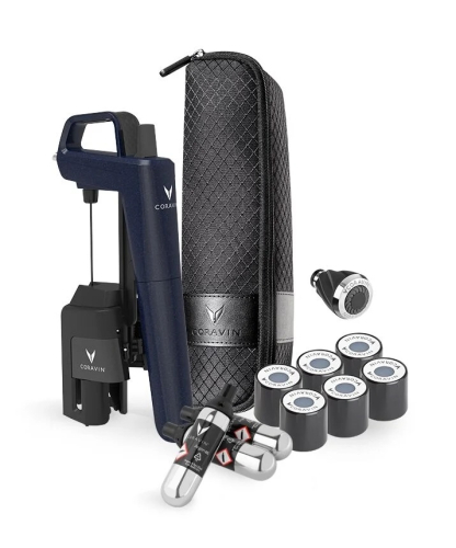 Model timeless six+, Ocean Blue, Limited Edition - Coravin