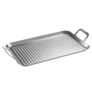 Perforeret grillplade i rustfrit stål, 43,5 x 25,5 cm - Westmark