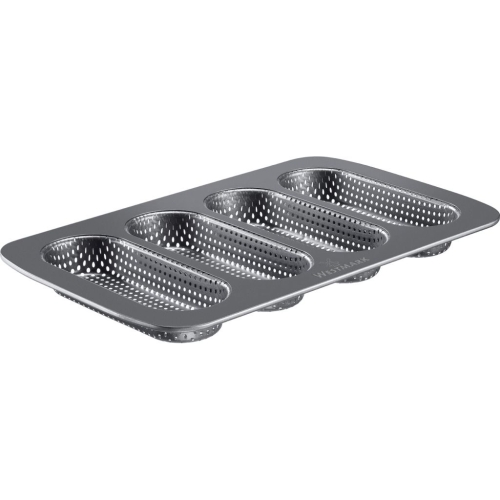 Perforeret bageform til mini-baguetter, non-stick - Westmark