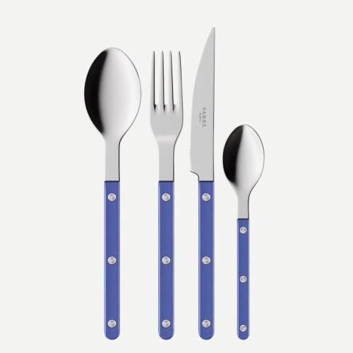 Bestiksæt, 24 dele, Bistrot Pearly, Lapis blue - Sabre Paris