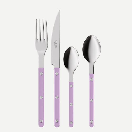Bestiksæt, 24 dele, Bistrot Pearly, Lilac - Sabre Paris