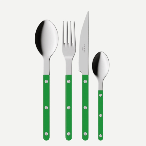 Bestiksæt, 24 dele, Bistrot, Garden green - Sabre Paris