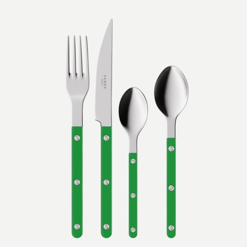 Bestiksæt, 4 dele, Bistrot, Garden green - Sabre Paris