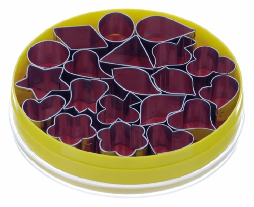 Små udstikkere, blandede former, sæt med 20 dele - Schneider