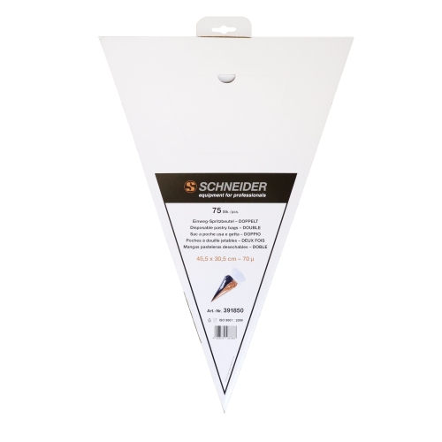 Sprøjteposer til to fyld, 75-pak - Schneider