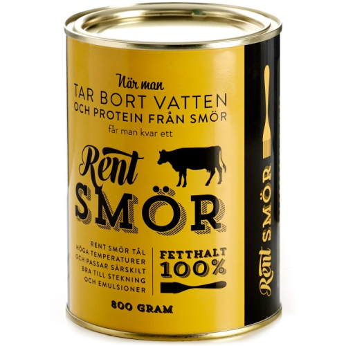 Rent smør 100%, 800g - Lindahls