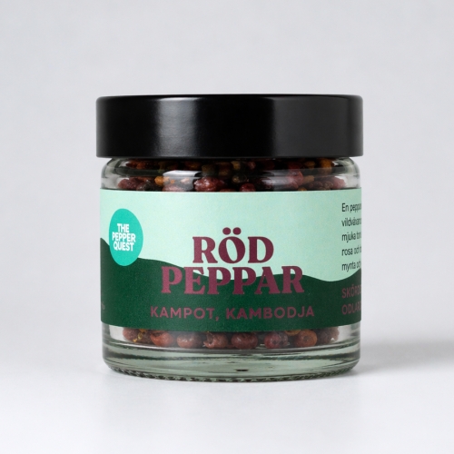 Peber, Rød Kampot, 40 g - The Pepper Quest