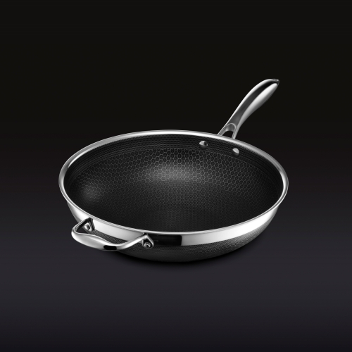 Wok-pande, nonstick, 30 cm - Hexclad