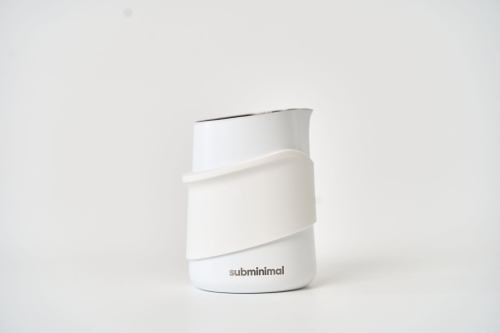 Subminimal FlowTip mælkekande uden håndtag, hvid