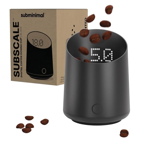 Subminimal SubScale espressovægt, sort