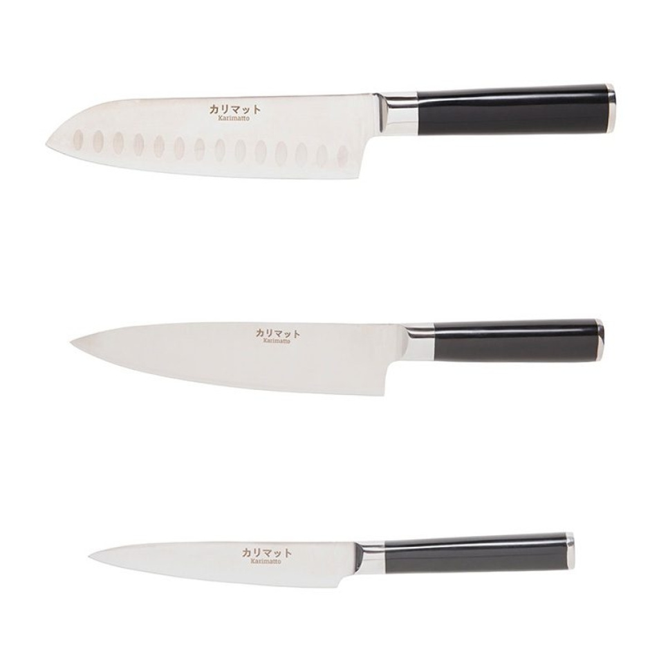 Knivsæt, tre dele - Karimatto i gruppen Madlavning / Køkkenknive / Kniv-sæt hos The Kitchen Lab (1317-26956)