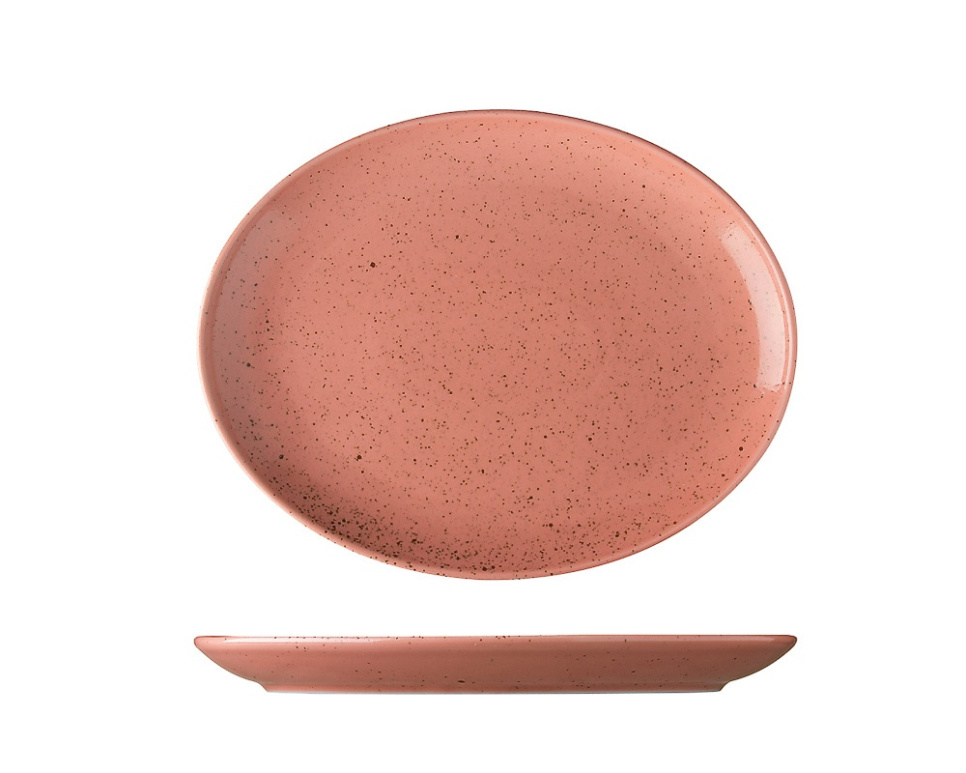 Oval tallerken, 28 cm, Lifestyle Terracotta - Lilien i gruppen Borddækning / Tallerkener, Skåle og Fade / Tallerkener hos The Kitchen Lab (1069-20429)