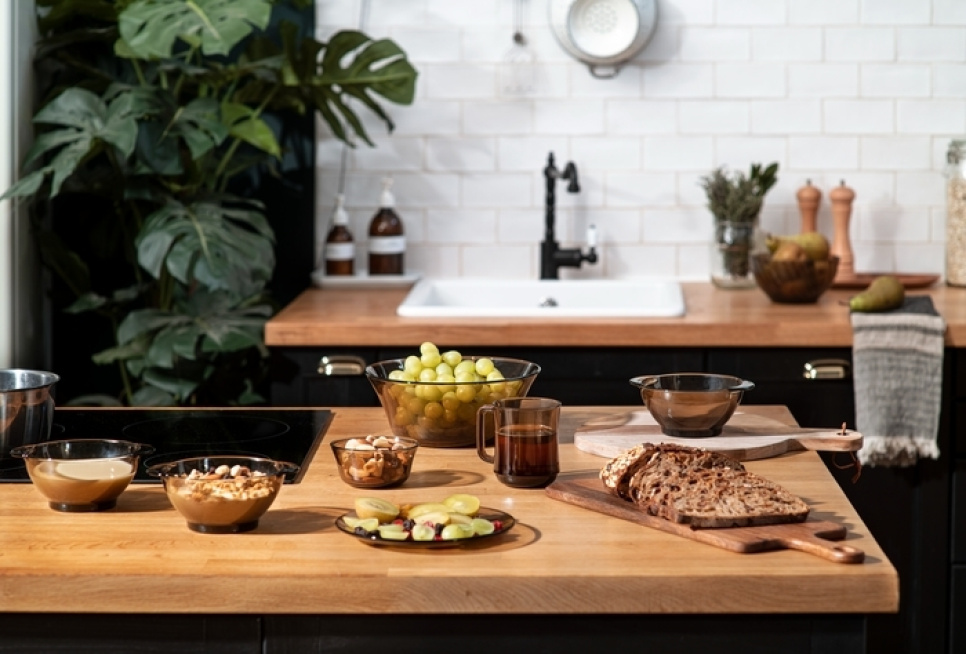 Skål med hank 51 cl, Light Sepia - Duralex