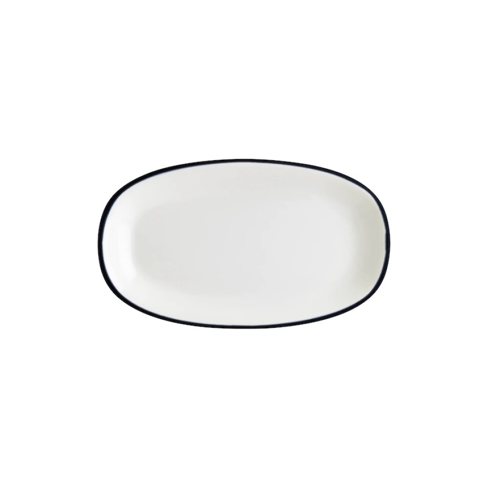 Tønde 19 x 11 cm, Gourmet Linea Sort - Bonna i gruppen Borddækning / Tallerkener, Skåle og Fade / Fad hos The Kitchen Lab (1069-31836)