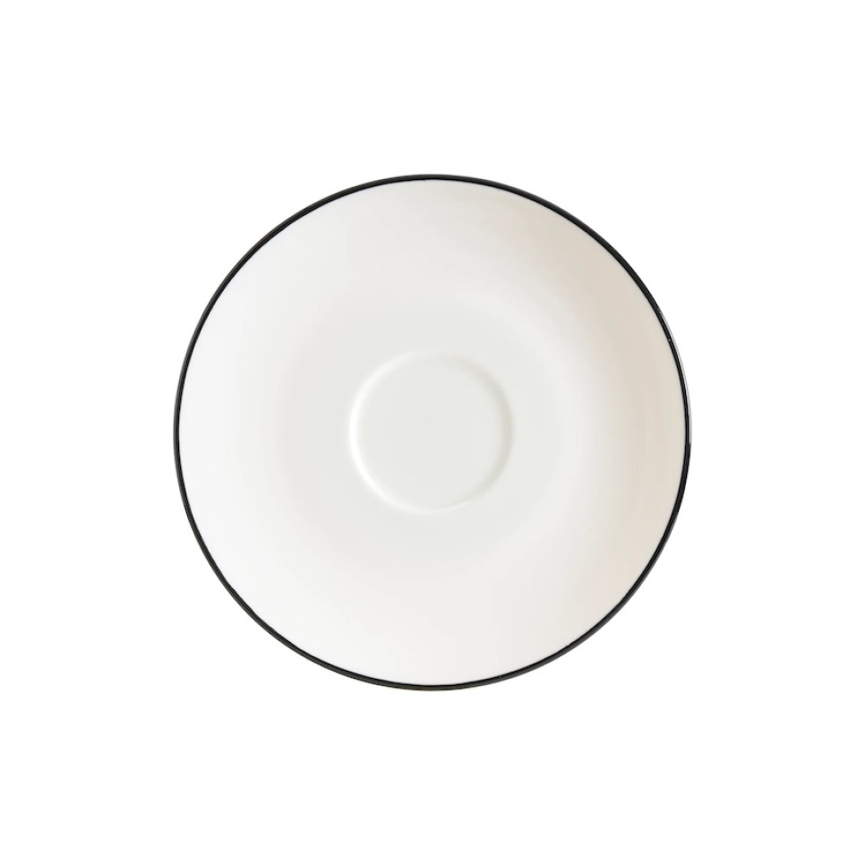 Espressofad 12 cm, Gourmet Linea Black - Bonna i gruppen Te & Kaffe / Kaffe tilbehør / Underkop hos The Kitchen Lab (1069-31838)