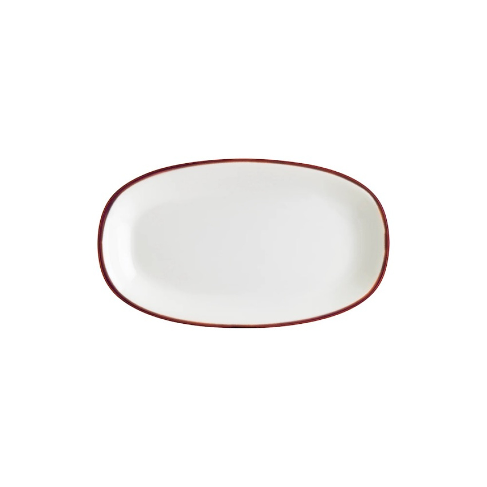Tønde 24 x 11 cm, Gourmet Linea Burgundy - Bonna i gruppen Borddækning / Tallerkener, Skåle og Fade / Fad hos The Kitchen Lab (1069-31851)