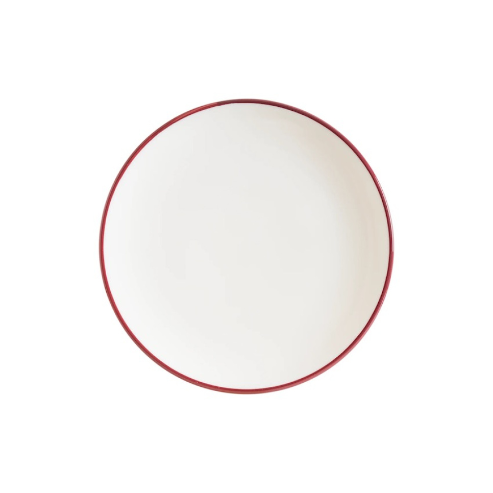 Tallerken 21 cm, Gourmet Linea Burgundy - Bonna i gruppen Borddækning / Tallerkener, Skåle og Fade / Tallerkener hos The Kitchen Lab (1069-31857)