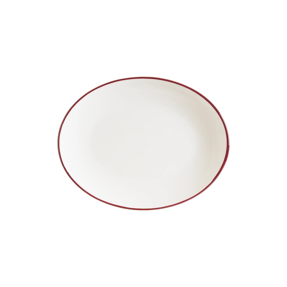Serveringsfad 36 x 28 cm, Gourmet Linea Burgundy - Bonna i gruppen Borddækning / Tallerkener, Skåle og Fade / Fad hos The Kitchen Lab (1069-31860)