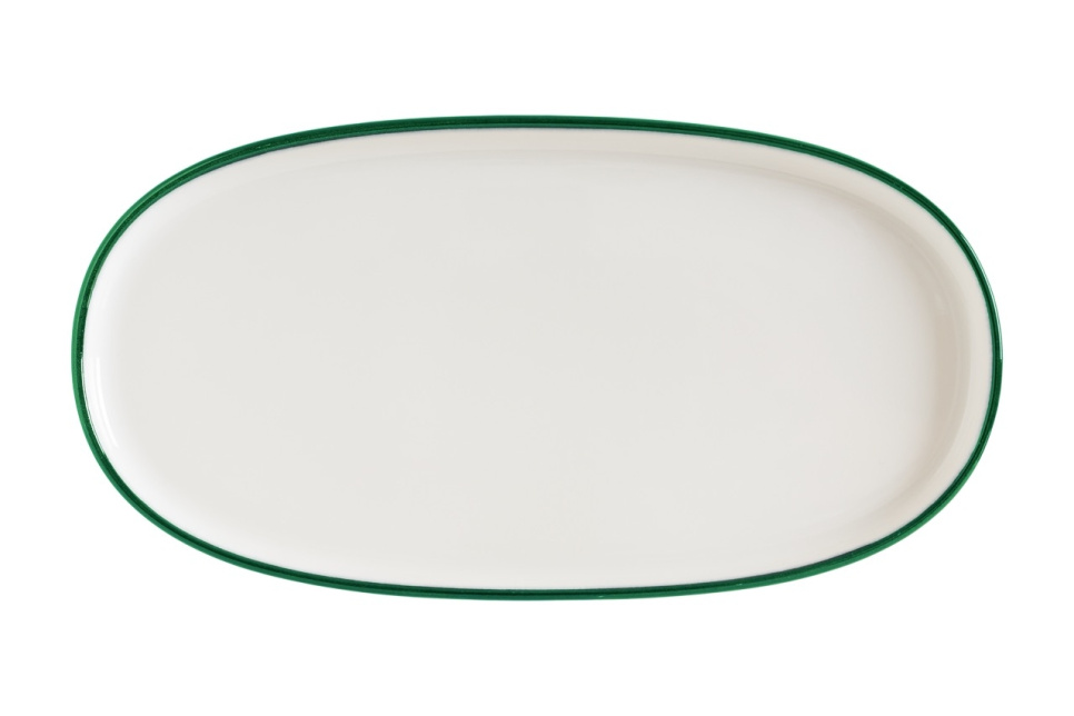 Fad 24 x 11 cm, Gourmet Linea Green - Bonna i gruppen Borddækning / Tallerkener, Skåle og Fade / Fad hos The Kitchen Lab (1069-34987)