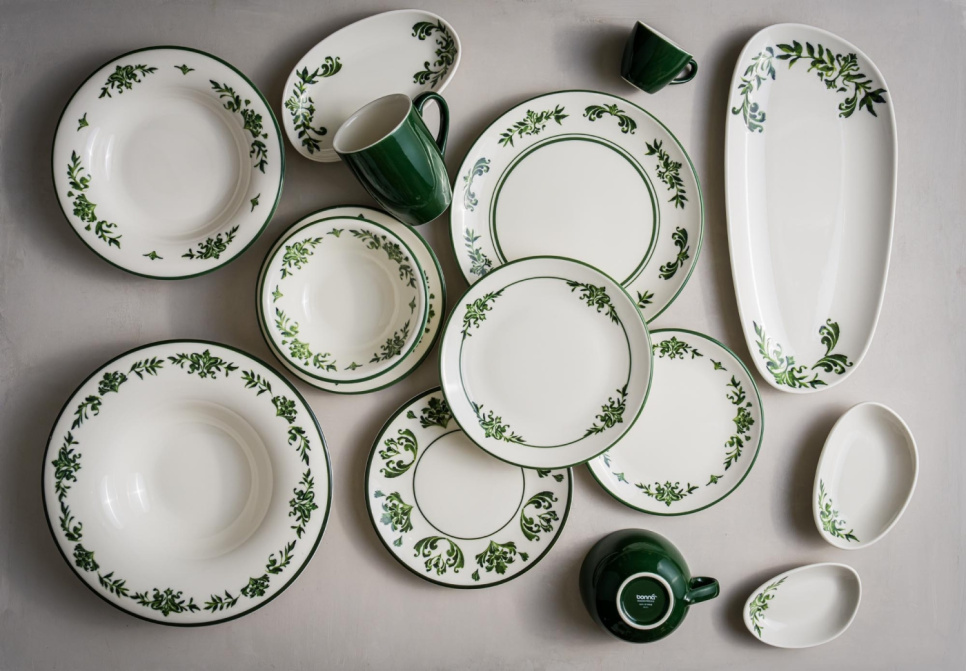 Sidetallerken 19 cm, Lavis Green - Bonna