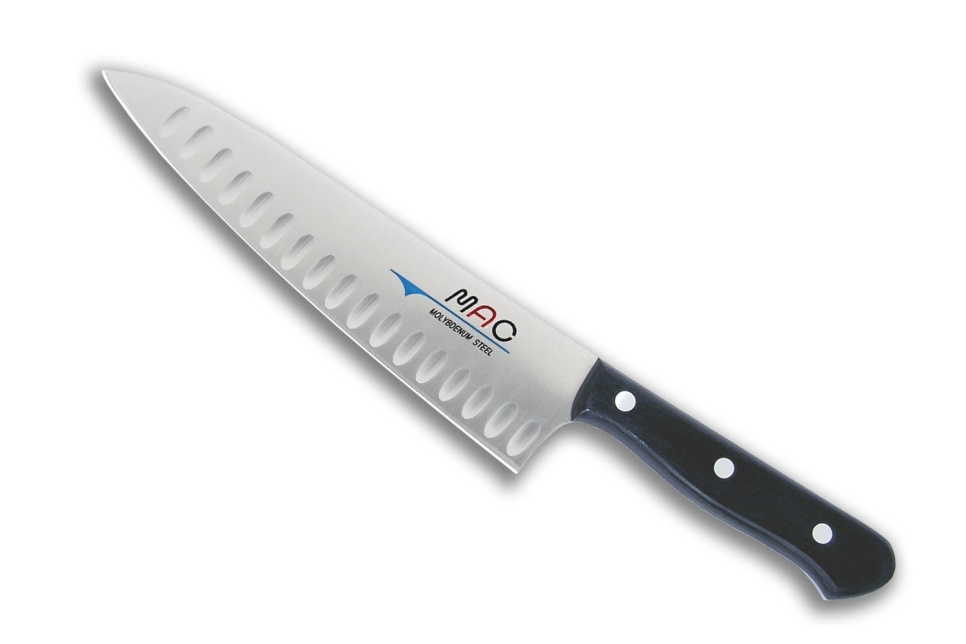 Olivenslebet kokkekniv, 20 cm, kok - MAC i gruppen Madlavning / Køkkenknive / Kokkeknive hos The Kitchen Lab (1070-10642)