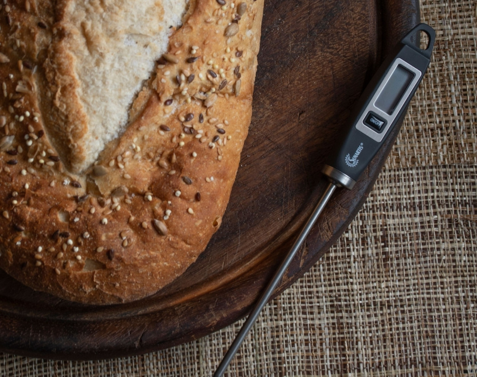 Universal termometer, sort - Mingle