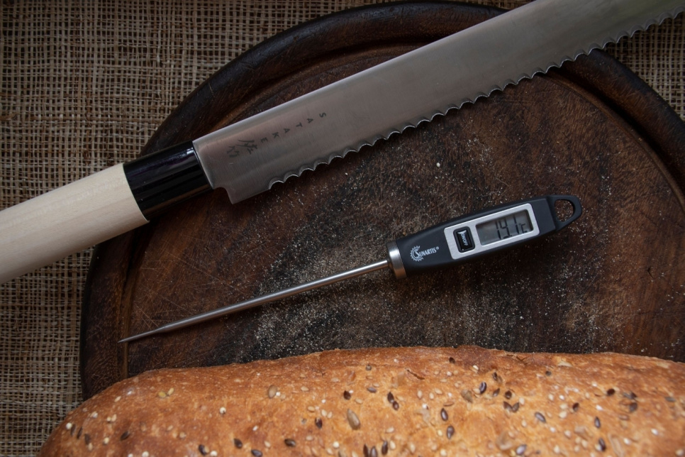 Universal termometer, sort - Mingle