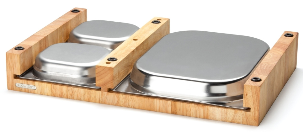 Skærebræt med 3 plader, 48x32 cm - Continenta