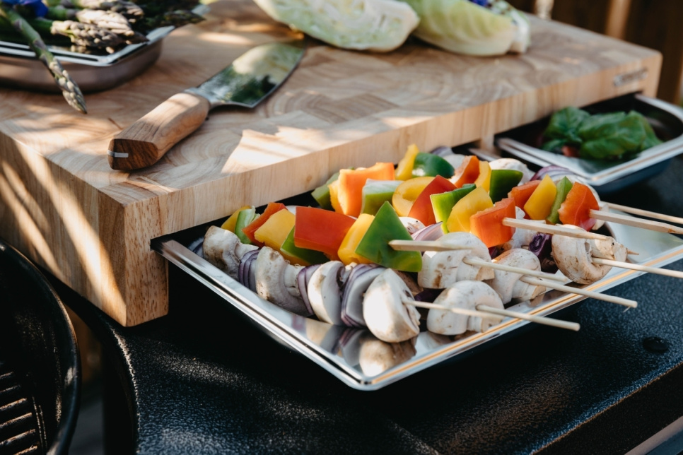 Skærebræt med 3 plader, 48x32 cm - Continenta