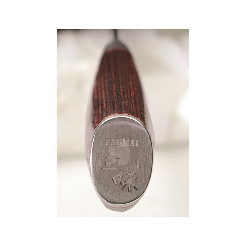 Udbeningskniv, 16,5 cm, Damaskus Flame - Mcusta/Zanmai