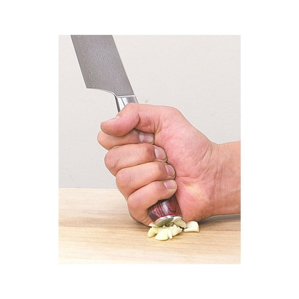 Santoku, 18 cm, Flame Damaskus - Mcusta/Zanmai