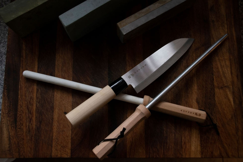 Diamantsliber med træhåndtag, 23 cm - Satake