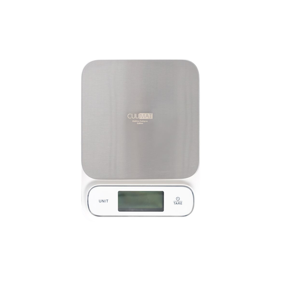 Digital køkkenvægt, 0,5gr - 5kg, Mathias Dahlgren - Culimat i gruppen Madlavning / Termometer og Målere / Køkkenvægte hos The Kitchen Lab (1070-29091)