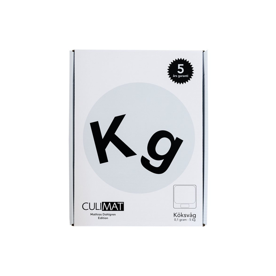 Digital køkkenvægt, 0,5gr - 5kg, Mathias Dahlgren - Culimat