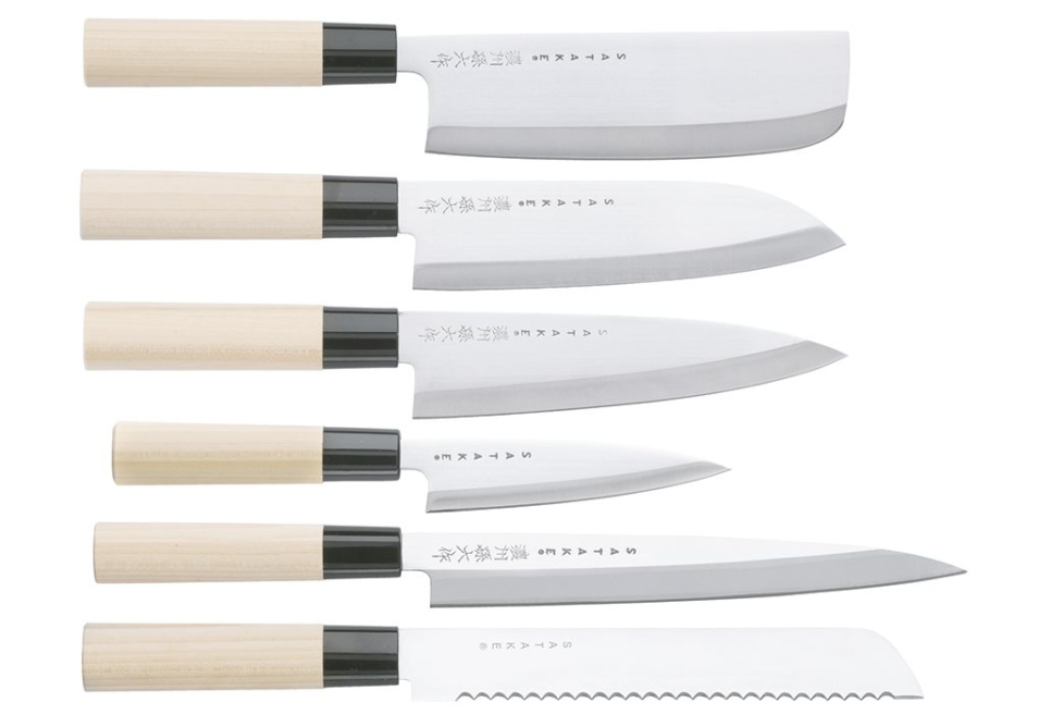 Houcho Knife set, 6 knives - Satake i gruppen Madlavning / Køkkenknive / Kniv-sæt hos The Kitchen Lab (1070-33335)