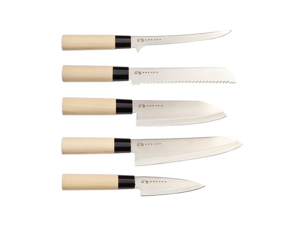 Houcho Knife set, 5 knives - Satake i gruppen Madlavning / Køkkenknive / Kniv-sæt hos The Kitchen Lab (1070-33336)