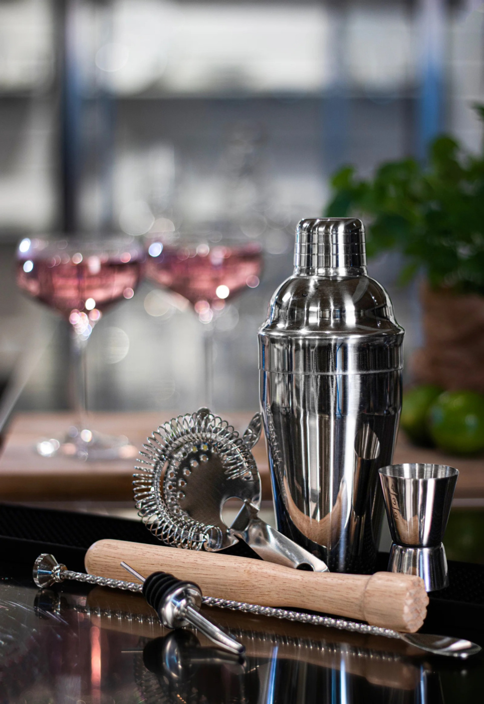  Cocktailsæt i 6 dele - Exxent