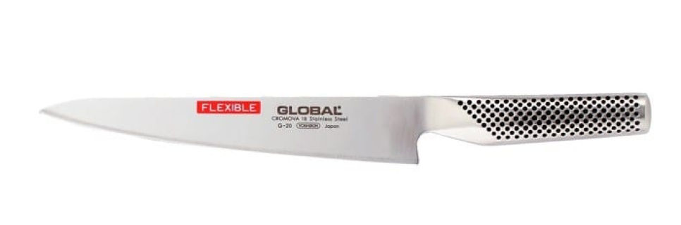 Global G-20 Bred filetkniv, 21 cm, fleksibel i gruppen Madlavning / Køkkenknive / Filet knive hos The Kitchen Lab (1073-10405)