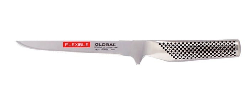 Global G-21 Filetkniv 16cm, fleksibel i gruppen Madlavning / Køkkenknive / Filet knive hos The Kitchen Lab (1073-10406)