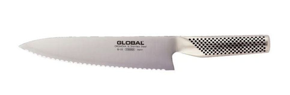 Global G-22 Brødkniv 20cm i gruppen Madlavning / Køkkenknive / Brødknive hos The Kitchen Lab (1073-10407)